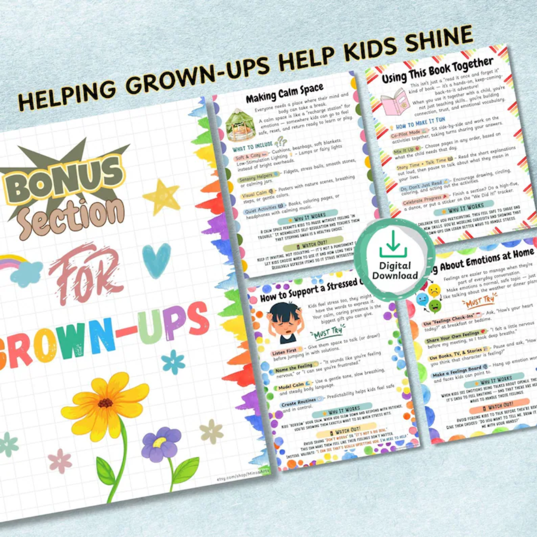 Feeling Toolkit for Kids, Help Kids Stay Calm with Fun Calming & Coping Activities, DBT Cards, Calm Down Strategies