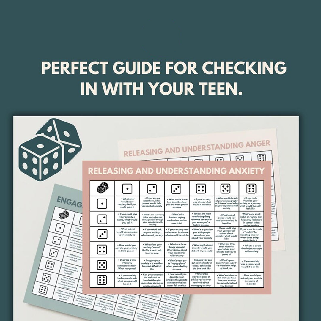 School Counseling Dice Game for Teens & Tweens Group, Dice Emotions Activity, SEL Classroom Lesson, Social Skills & Emotional Regulation