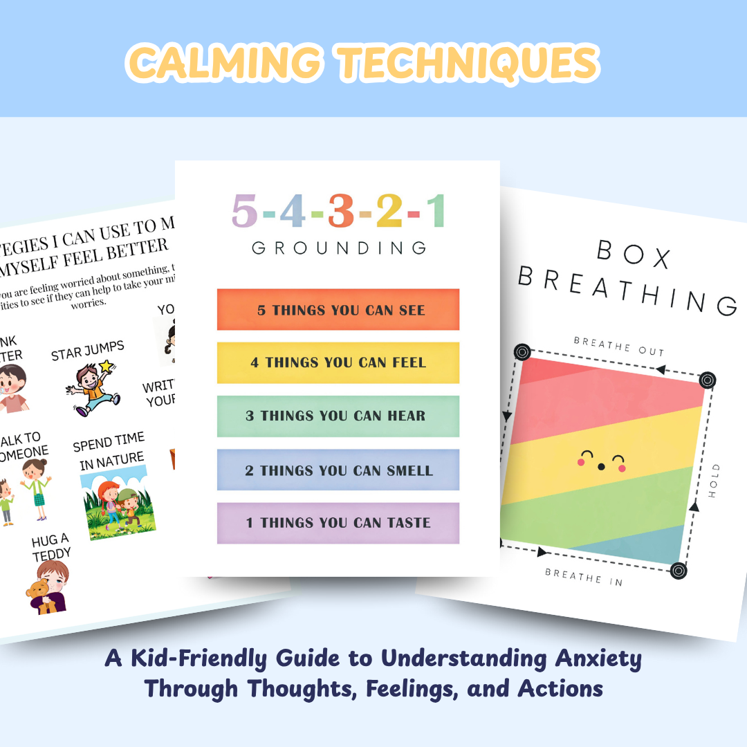 Life Skills Bundle for Kids & Teens, Calming Techniques, Anger Management, Growth Mindset, Assertive Communication, Sleep Hygiene, Daily Routine