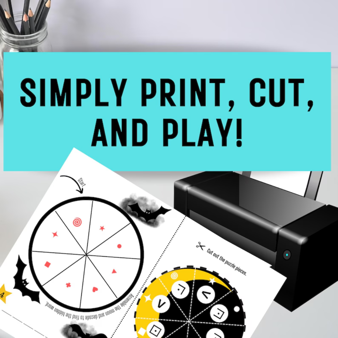 Halloween Escape Room for Kids Class Party Game - DIY Halloween Group Activity Puzzle Mystery - Quick Escape Haunted House for Age 8-13 PDF