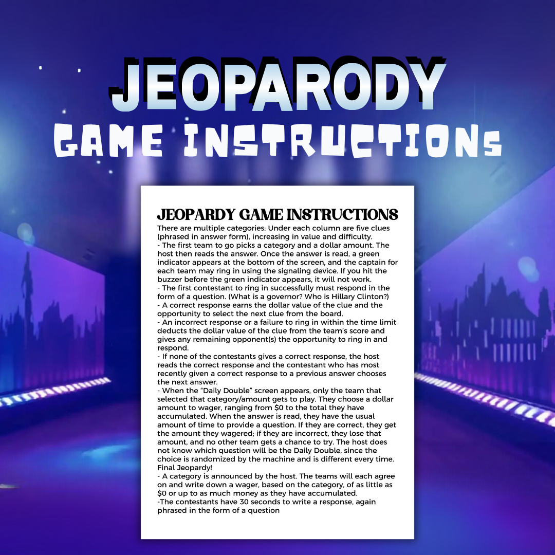 Coping Skills Jeopardy Game Mental Health Inspired Questions: therapy game, group therapy, classroom, individual, instant download, print