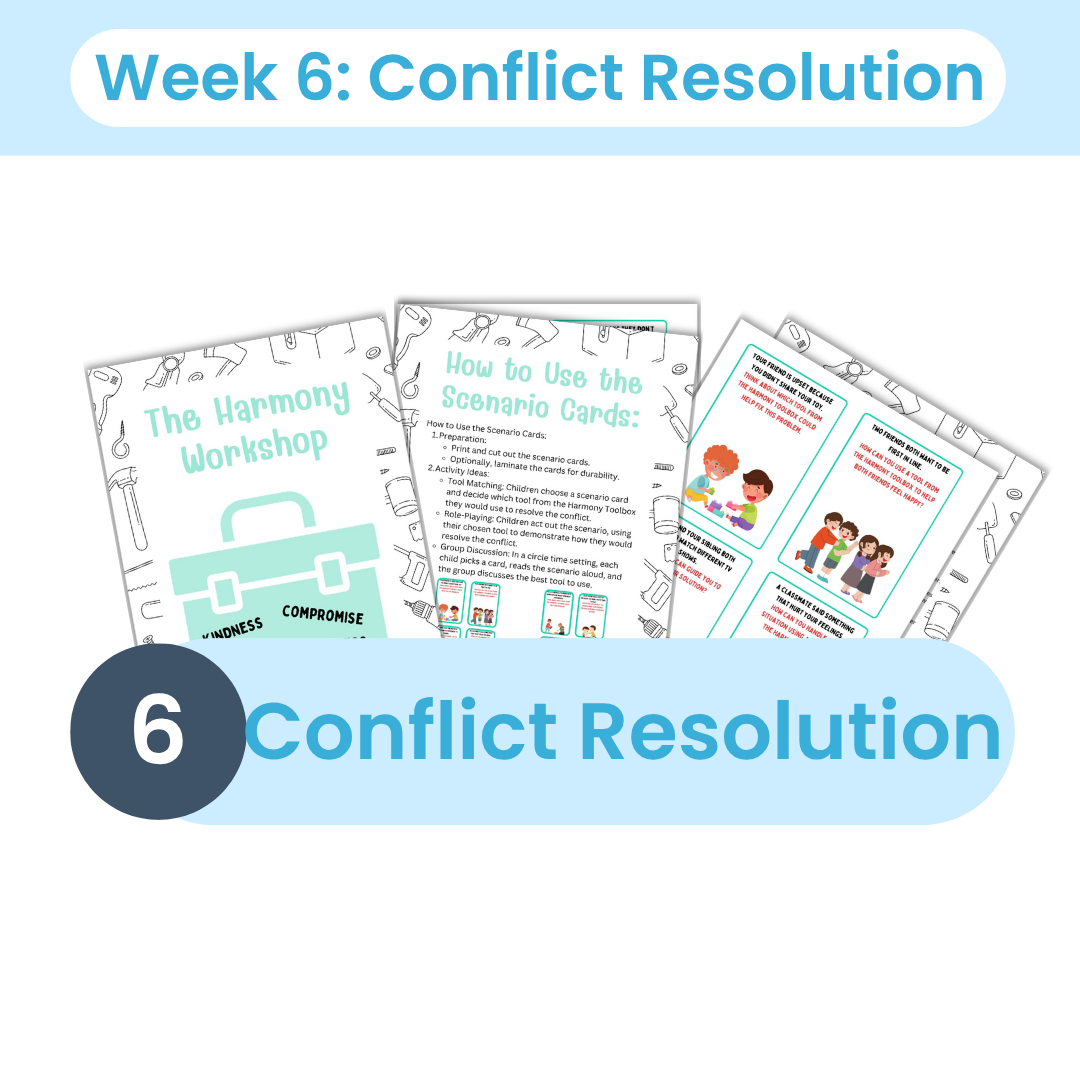 8-Week Social Skills activities and Curriculum Bundle| Friendship, Emotions, Cooperation, Conflict Resolution activities bundle, Apology