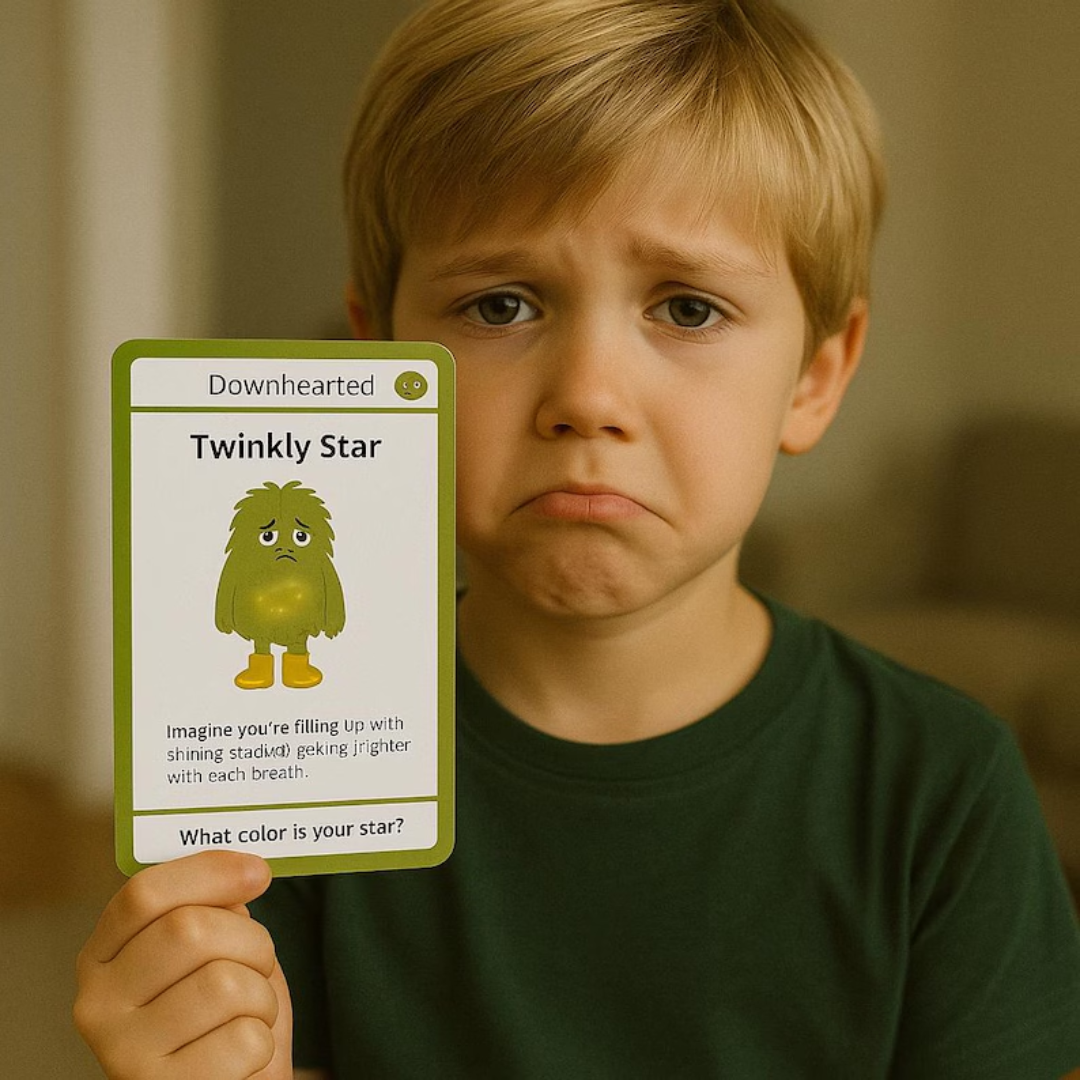 The Feelings First Aid Kit, Kids Feelings Cards, Emotional Regulation Tool for Children, Calm Down Activities, Therapy Cards