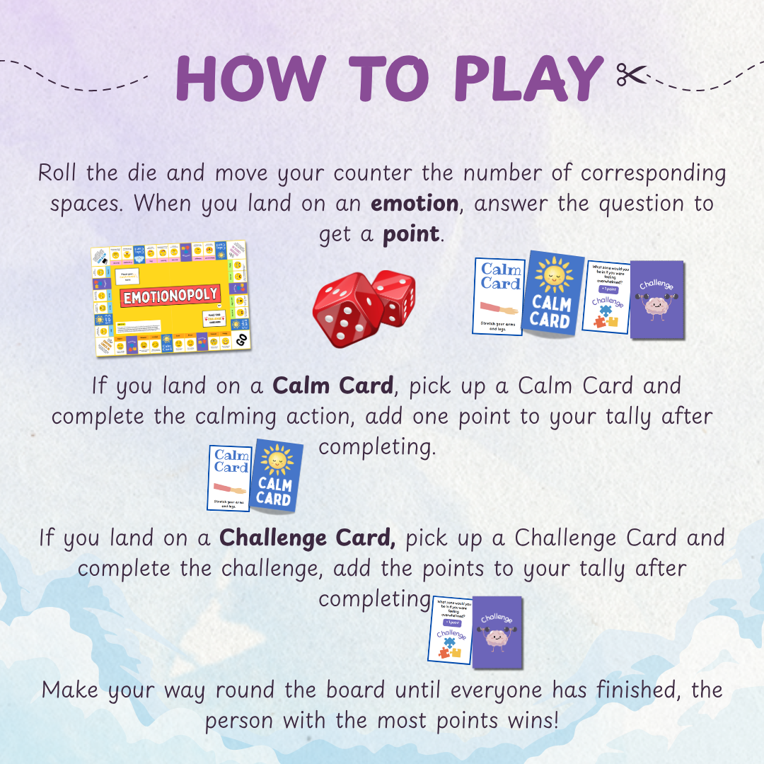 Moodopoly, Zones of Regulation Board Game, Instant Download & Print, Emotional Tools for Kids
