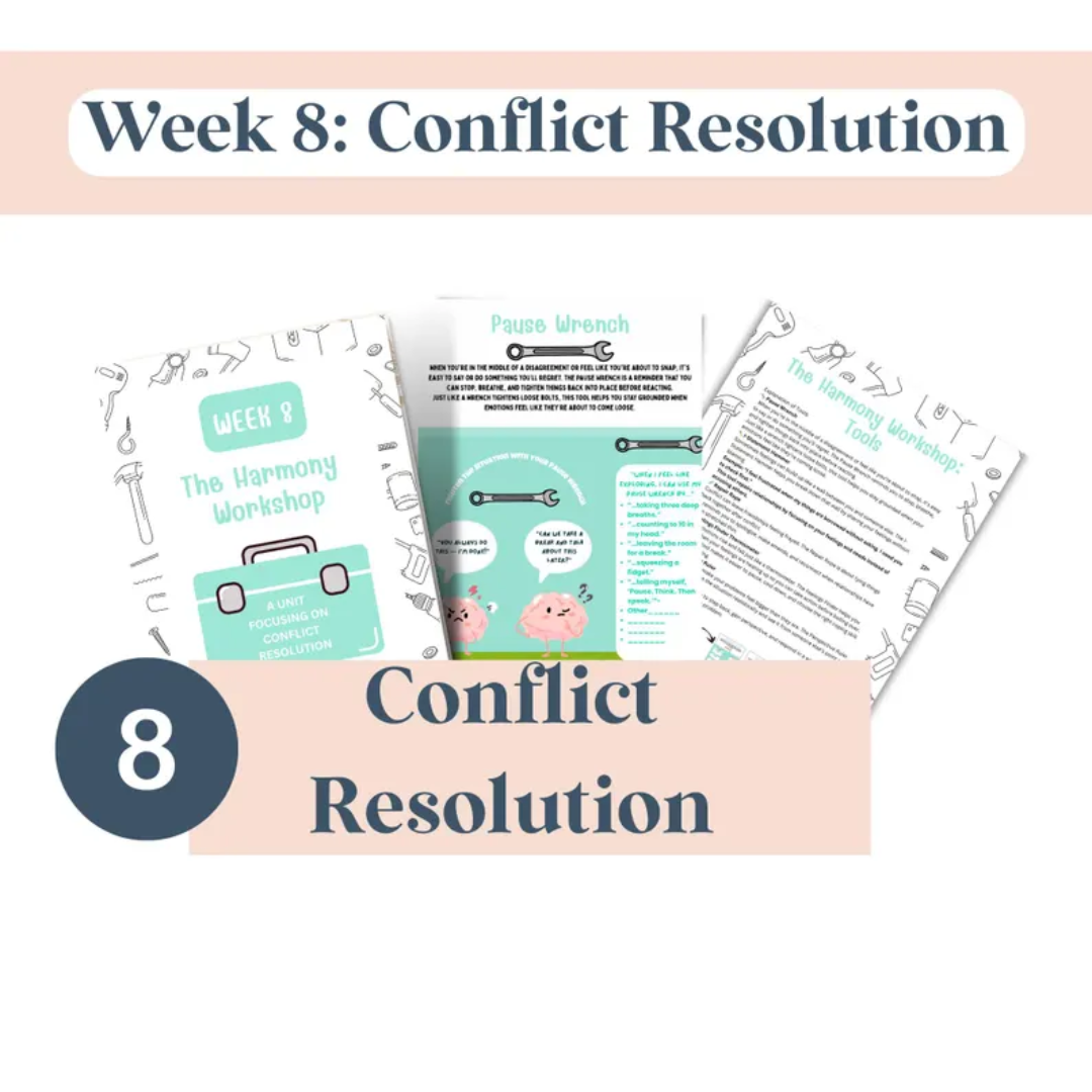 10-Week Social Skills activities and Curriculum Bundle| Friendship, Emotions, Cooperation, Conflict Resolution activities bundle, ACT