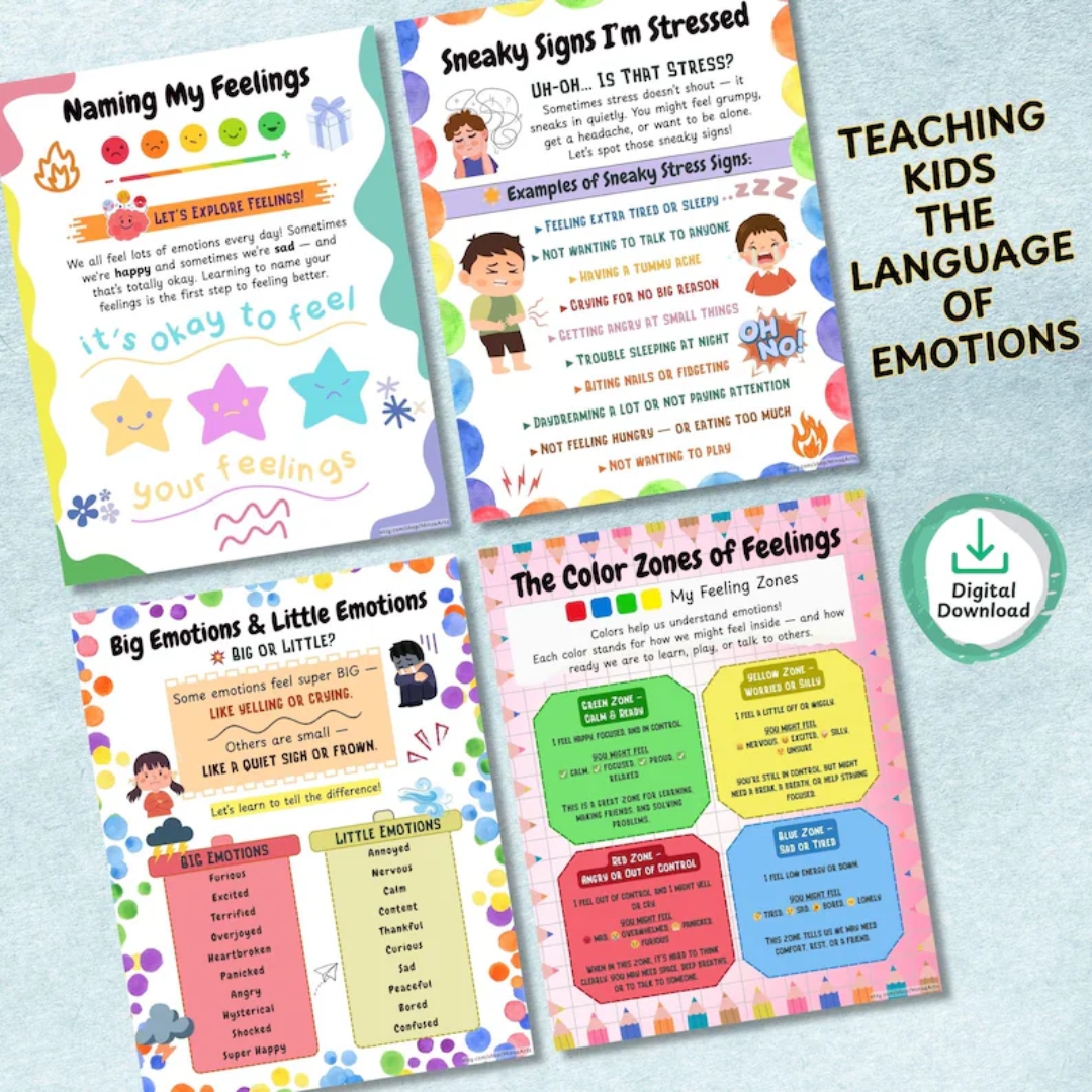 Feeling Toolkit for Kids, Help Kids Stay Calm with Fun Calming & Coping Activities, DBT Cards, Calm Down Strategies