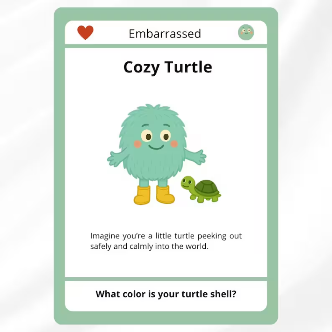 The Feelings First Aid Kit, Kids Feelings Cards, Emotional Regulation Tool for Children, Calm Down Activities, Therapy Cards