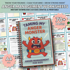 Anger Management Worksheets For Kids, Kids Anger Help, Anger Guide, Taming My Anger Monster, Anger Control Activities, Kids Anger Support