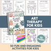 Art Therapy Worksheets for Kids: Feelings, SEL, DBT (PDF)