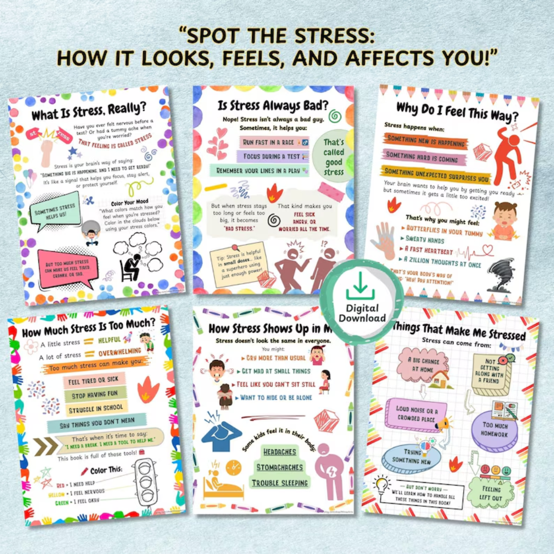 Feeling Toolkit for Kids, Help Kids Stay Calm with Fun Calming & Coping Activities, DBT Cards, Calm Down Strategies