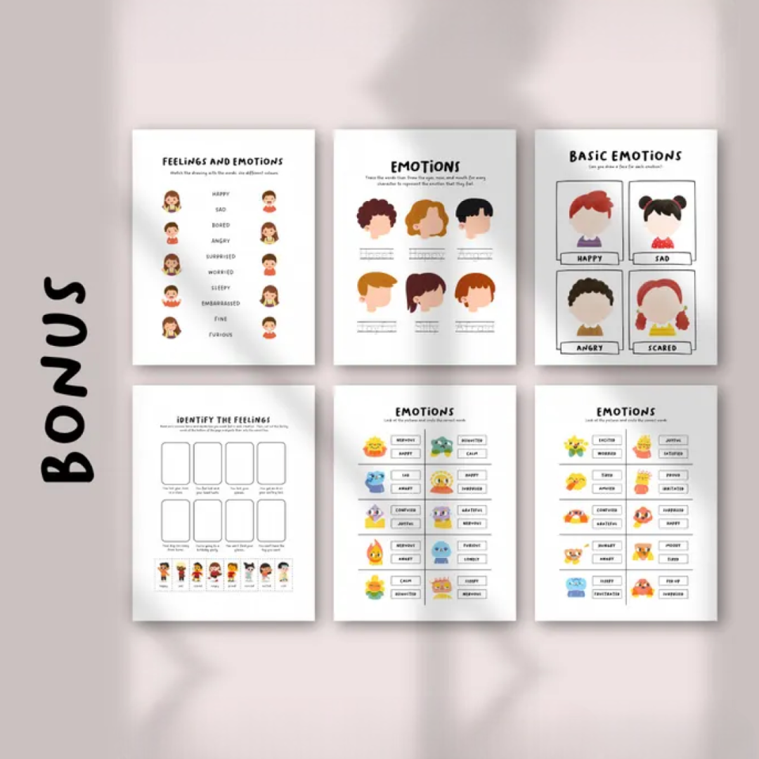 Positive Self-Talk & Gratitude Activities | SEL Journal Prompts for Kids | Growth Mindset Worksheets | Daily Affirmation Thankful Practice