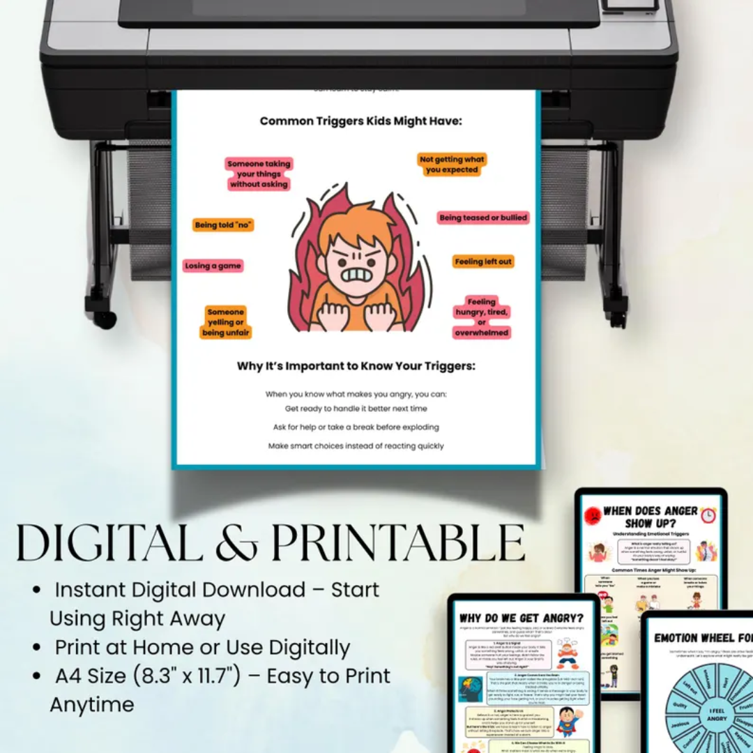 Anger Management Worksheets For Kids, Kids Anger Help, Anger Guide, Taming My Anger Monster, Anger Control Activities, Kids Anger Support