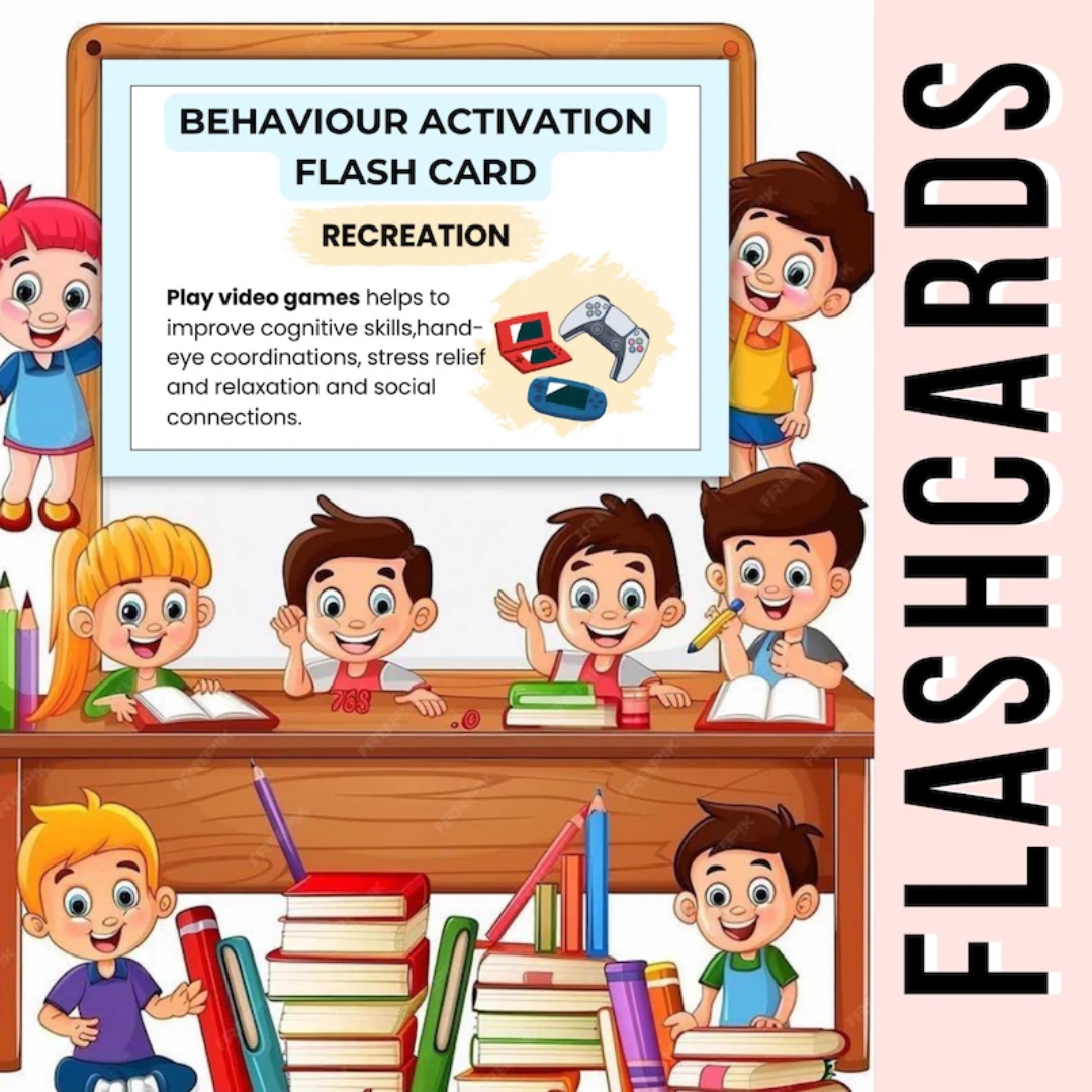 Kids CBT Worksheets, Cognitive Behavioral Therapy Activities for Children, Printable Mental Health Counseling Tools, Emotional Regulation